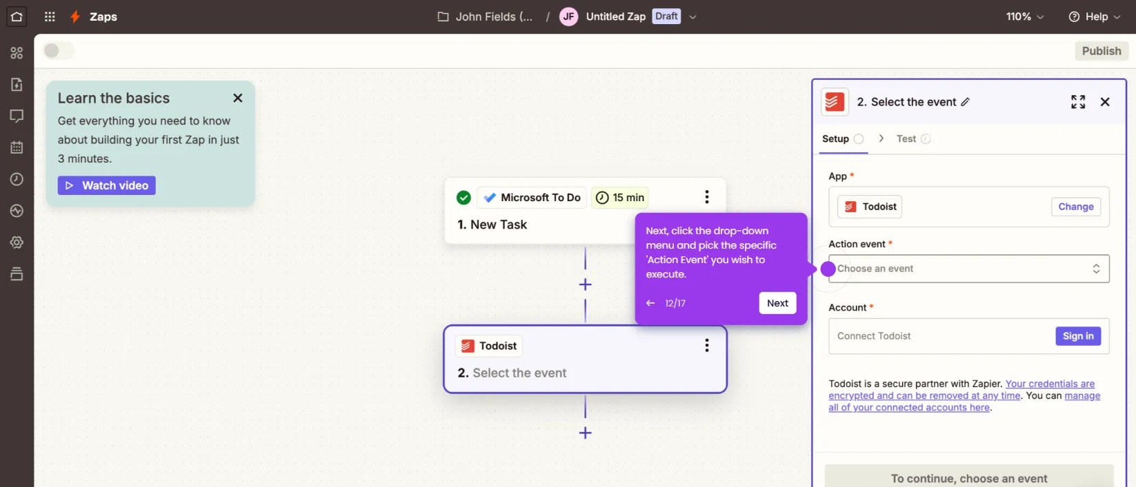 How to Connect Microsoft To Do to Todoist Using Zapier 1Min Guide